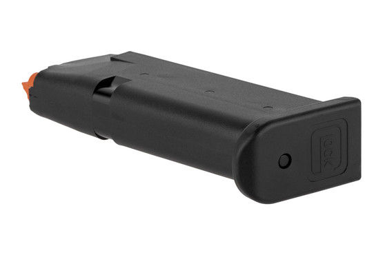 Lightweight 10-round Glock OEM G43x/G48 mags have an easy-to-disassemble base plate and hi-vis follower.